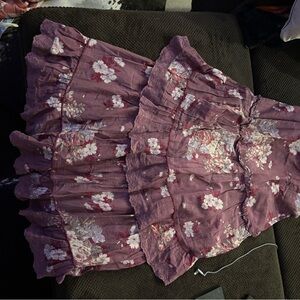 LoveShackFancy ruffled maxi skirt.